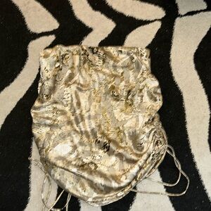 12th tribe silk mini skirt